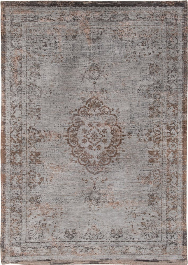 9' X 13' Gray and Beige Medallion Non Skid Area Rug HomeRoots