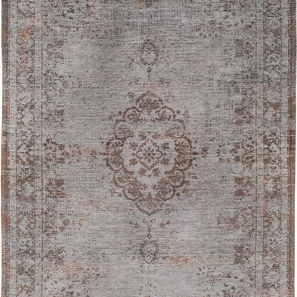 9' X 13' Gray and Beige Medallion Non Skid Area Rug HomeRoots