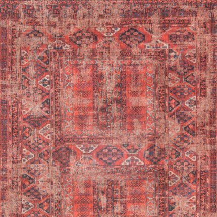 9' X 13' Red Oriental Non Skid Area Rug HomeRoots