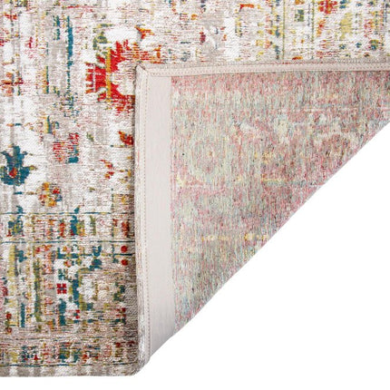 9' X 13' White Oriental Non Skid Area Rug HomeRoots