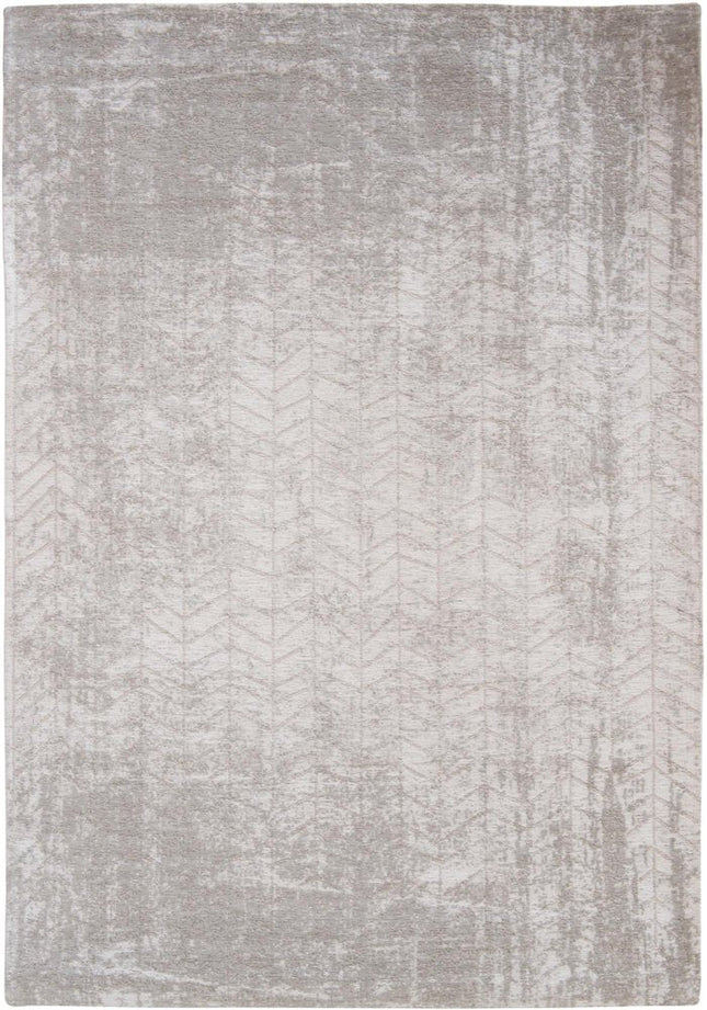 9' X 13' Gray and White Chevron Non Skid Area Rug HomeRoots