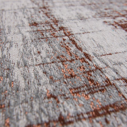 9' X 13' Gray and Yellow Abstract Non Skid Area Rug