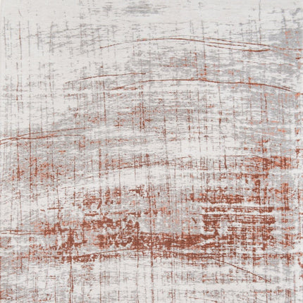 9' X 13' Gray and Yellow Abstract Non Skid Area Rug