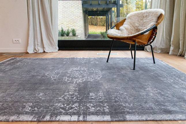 9' X 13' Gray Medallion Non Skid Area Rug HomeRoots