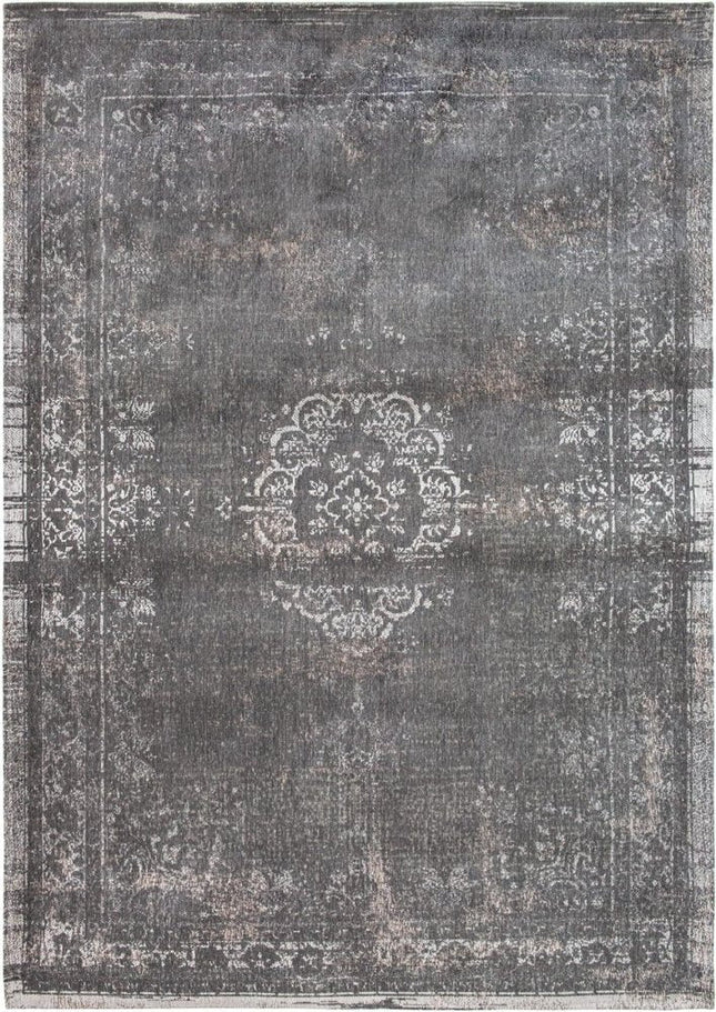 9' X 13' Gray Medallion Non Skid Area Rug HomeRoots