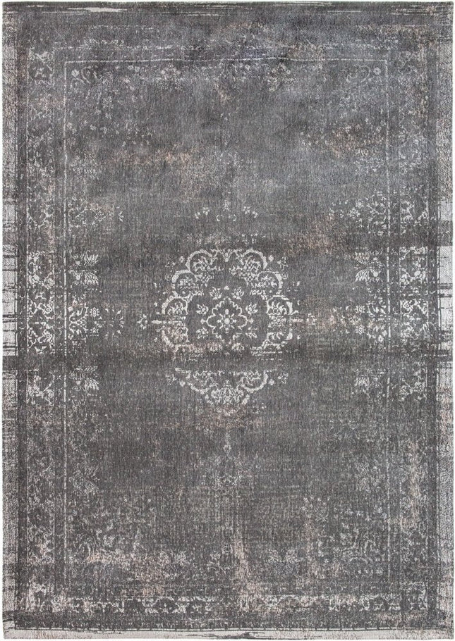 9' X 13' Gray Medallion Non Skid Area Rug HomeRoots