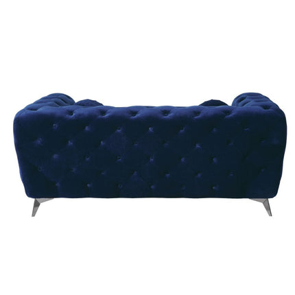 ACME 54901 Atronia Loveseat, Blue Fabric