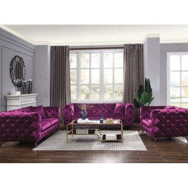 ACME 54905 Atronia Sofa, Purple Fabric ACME Furniture