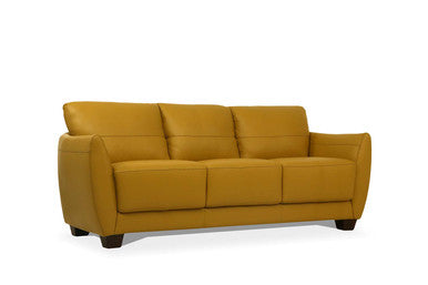 ACME 54945 Valeria Sofa, Mustard Leather ACME Furniture