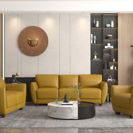 ACME 54945 Valeria Sofa, Mustard Leather  4