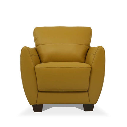 ACME 54947 Valeria Chair, Mustard Leather  1