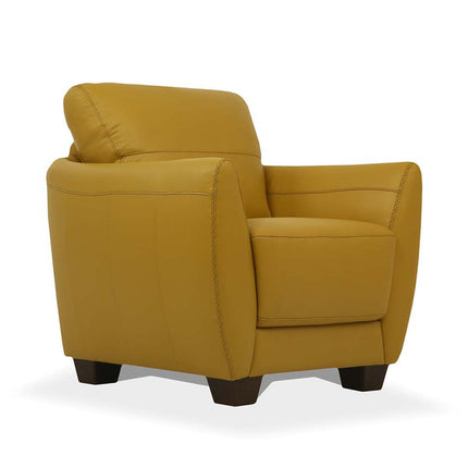 ACME 54947 Valeria Chair, Mustard Leather