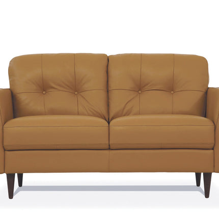 ACME 54956 Radwan Loveseat, Camel Leather