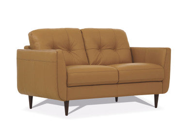 ACME 54956 Radwan Loveseat, Camel Leather ACME Furniture