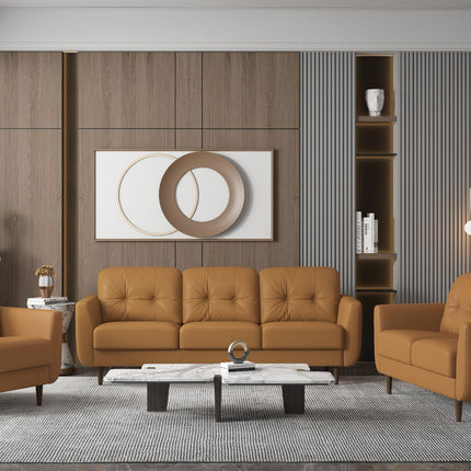 ACME 54956 Radwan Loveseat, Camel Leather