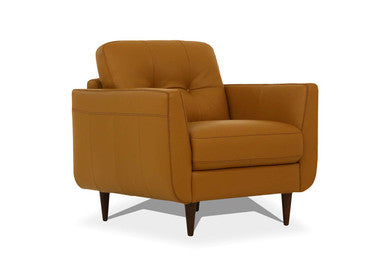 ACME 54957 Radwan Chair, Camel Leather ACME Furniture