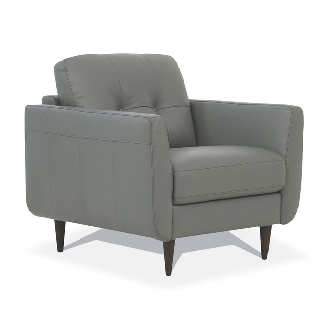 ACME 54962 Radwan Chair, Pesto Green Leather