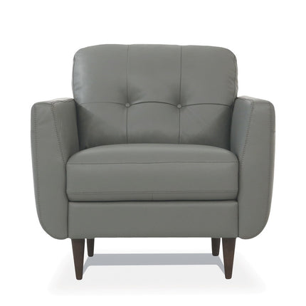 ACME 54962 Radwan Chair, Pesto Green Leather