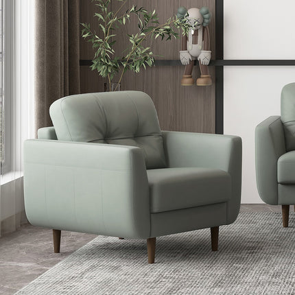 ACME 54962 Radwan Chair, Pesto Green Leather