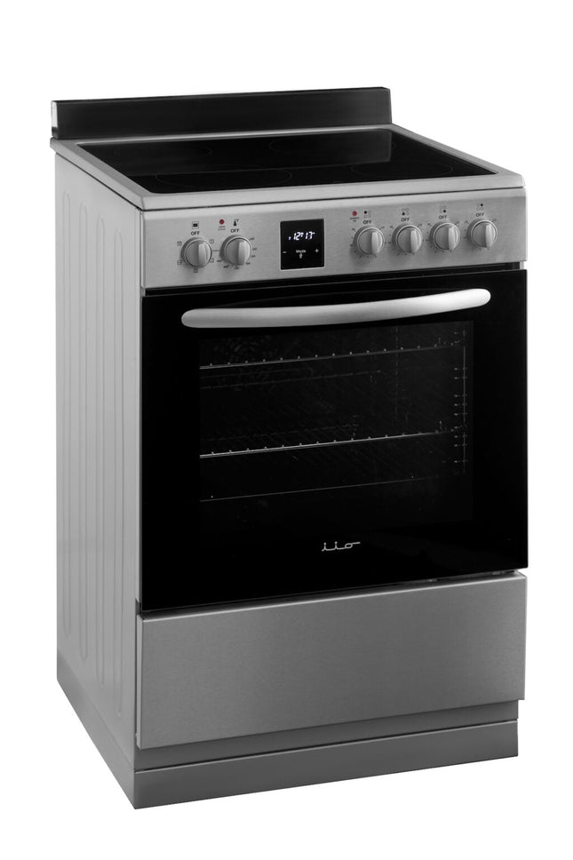 iio Professional Series Electric 4 Burner Stovetop And Oven Range - 24 Inch Plaza Home Decor