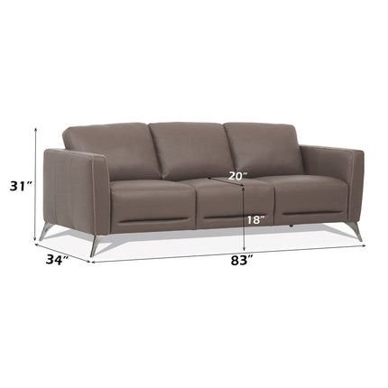 ACME 55000 Malaga Sofa, Taupe Leather