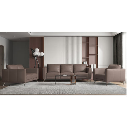 ACME 55001 Malaga Loveseat, Taupe Leather