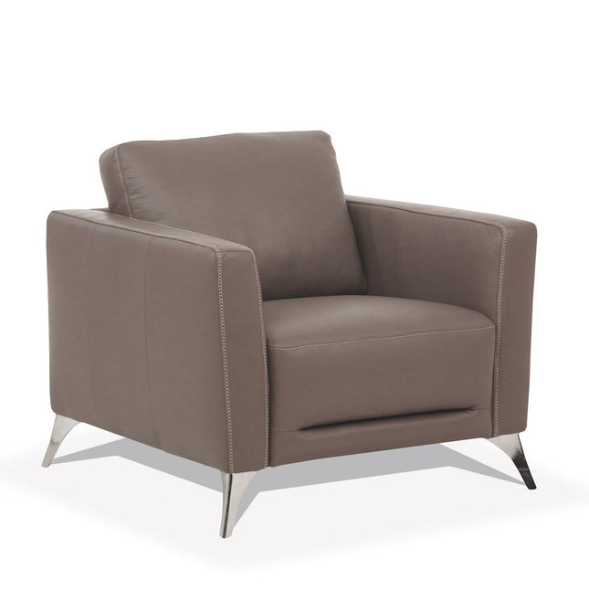 ACME 55002 Malaga Chair, Taupe Leather