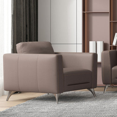 ACME 55002 Malaga Chair, Taupe Leather ACME Furniture