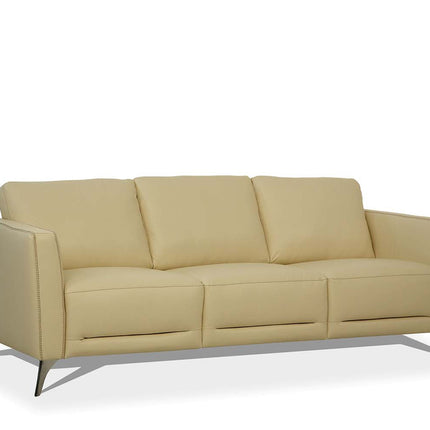 ACME 55005 Malaga Sofa, Cream Leather