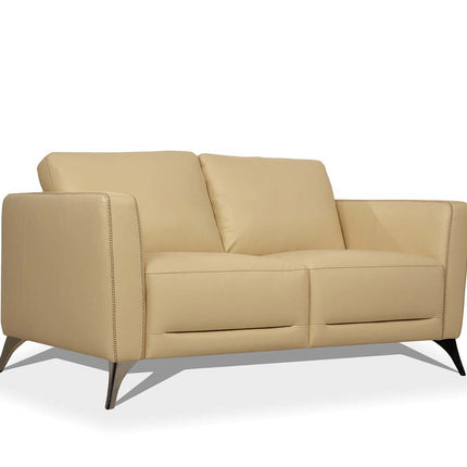 ACME 55006 Malaga Loveseat, Cream Leather