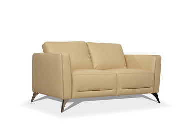 ACME 55006 Malaga Loveseat, Cream Leather ACME Furniture