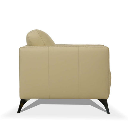 ACME 55007 Malaga Chair, Cream Leather