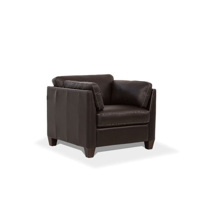 ACME 55012 Matias Chair, Chocolate Leather