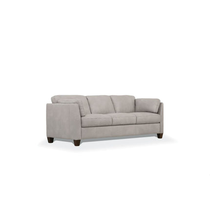 ACME 55015 Matias Sofa, Dusty White Leather