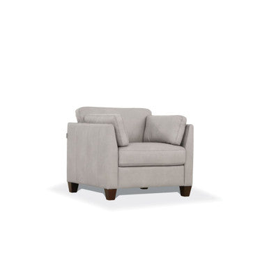 ACME 55017 Matias Chair, Dusty White Leather ACME Furniture