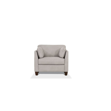 ACME 55017 Matias Chair, Dusty White Leather