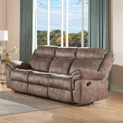 ACME 55021 Zubaida Loveseat, 2-Tone Chocolate Velvet