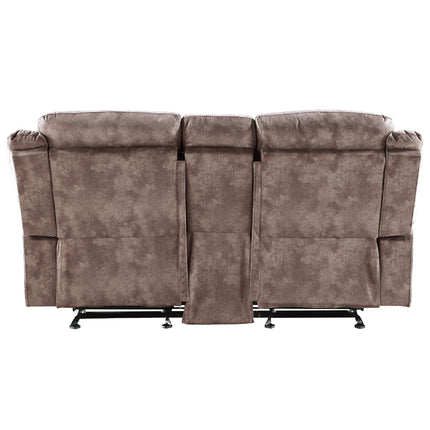 ACME 55021 Zubaida Loveseat, 2-Tone Chocolate Velvet  4