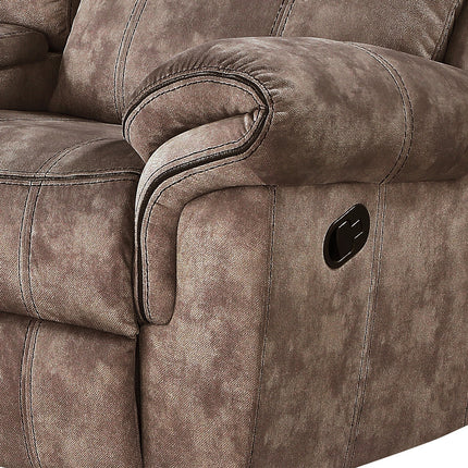 ACME 55021 Zubaida Loveseat, 2-Tone Chocolate Velvet  6