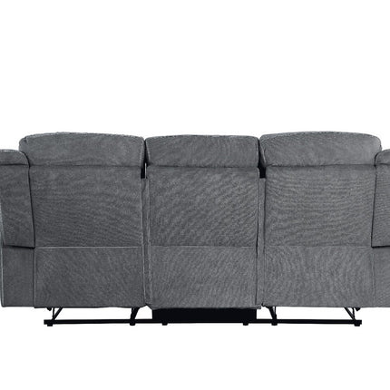 ACME 55025 Zubaida Sofa, 2-Tone Gray Velvet  5