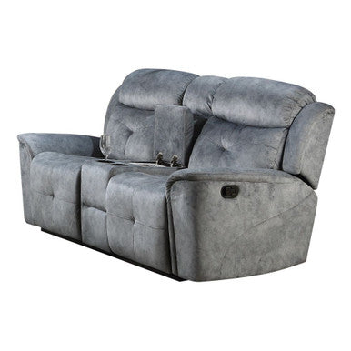 ACME 55031 Mariana Loveseat, Silver Gray Fabric ACME Furniture