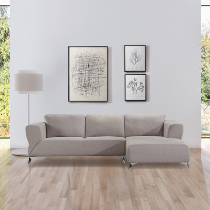 ACME 55095 Josiah Sectional Sofa, Sand Fabric
