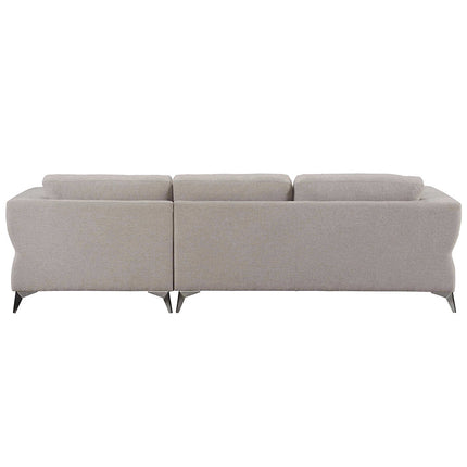 ACME 55095 Josiah Sectional Sofa, Sand Fabric