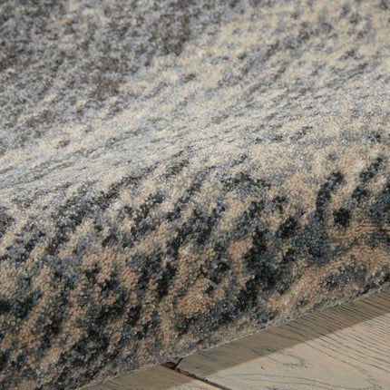 9' X 13' Gray Black and Beige Abstract Non Skid Area Rug HomeRoots