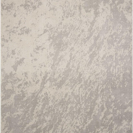 9' X 13' Gray Abstract Power Loom Area Rug HomeRoots