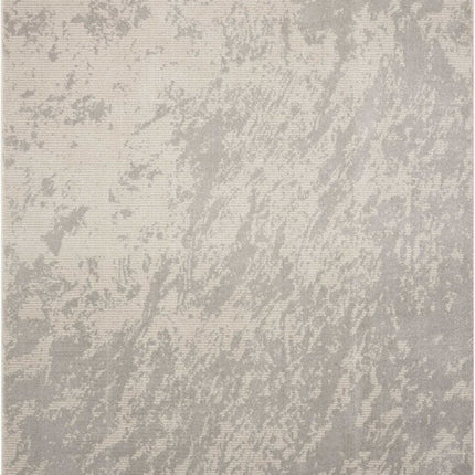 9' X 13' Gray Abstract Power Loom Area Rug HomeRoots