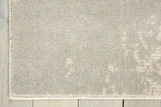 9' X 13' Gray Abstract Power Loom Area Rug HomeRoots