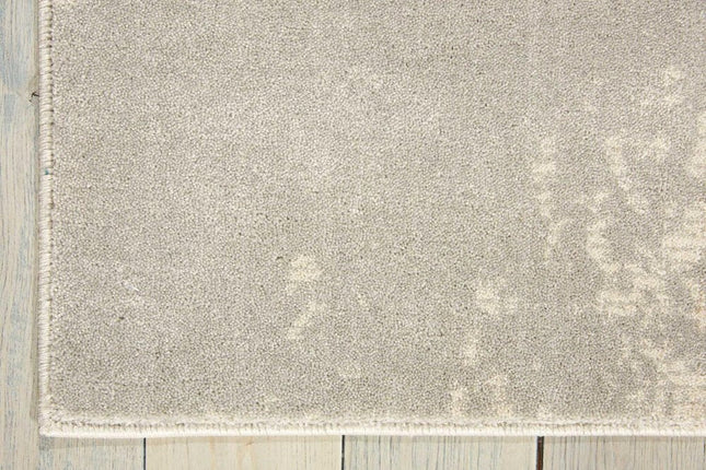 9' X 13' Gray Abstract Power Loom Area Rug HomeRoots