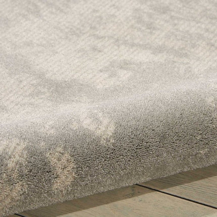 9' X 13' Gray Abstract Power Loom Area Rug HomeRoots