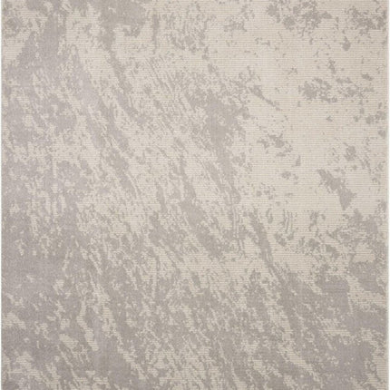 9' X 13' Gray Abstract Power Loom Area Rug HomeRoots
